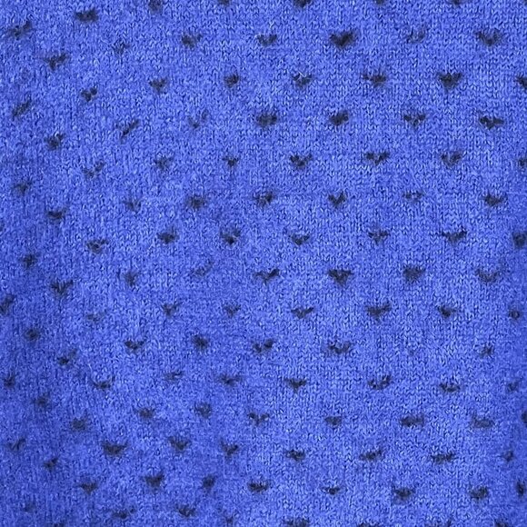 VTG Tally-Ho Womens XL Boiled Wool Cardigan Sweater Decorative Buttons Fair Isle - Picture 10 of 16